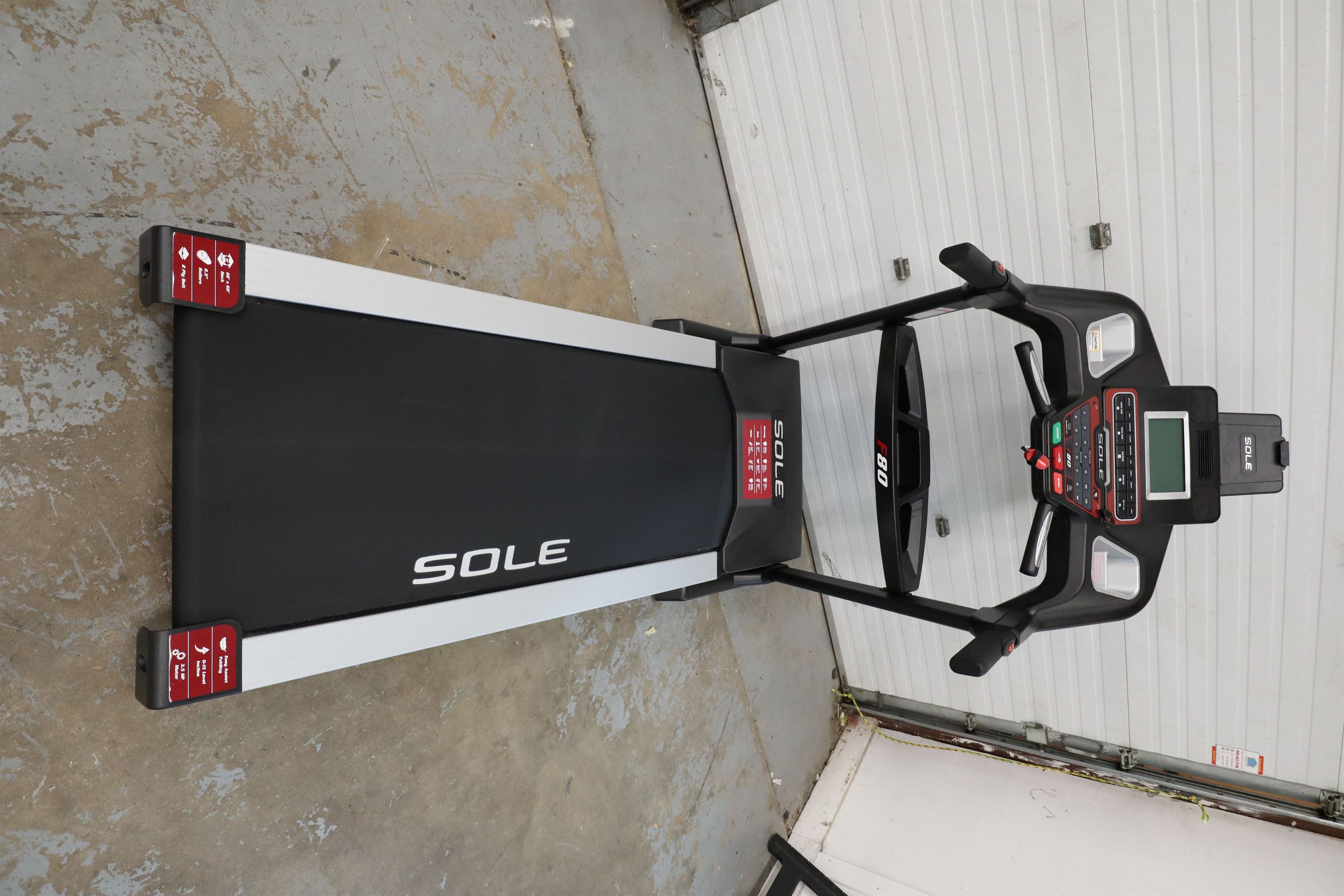 Used Sole F80 580818 Folding Treadmill