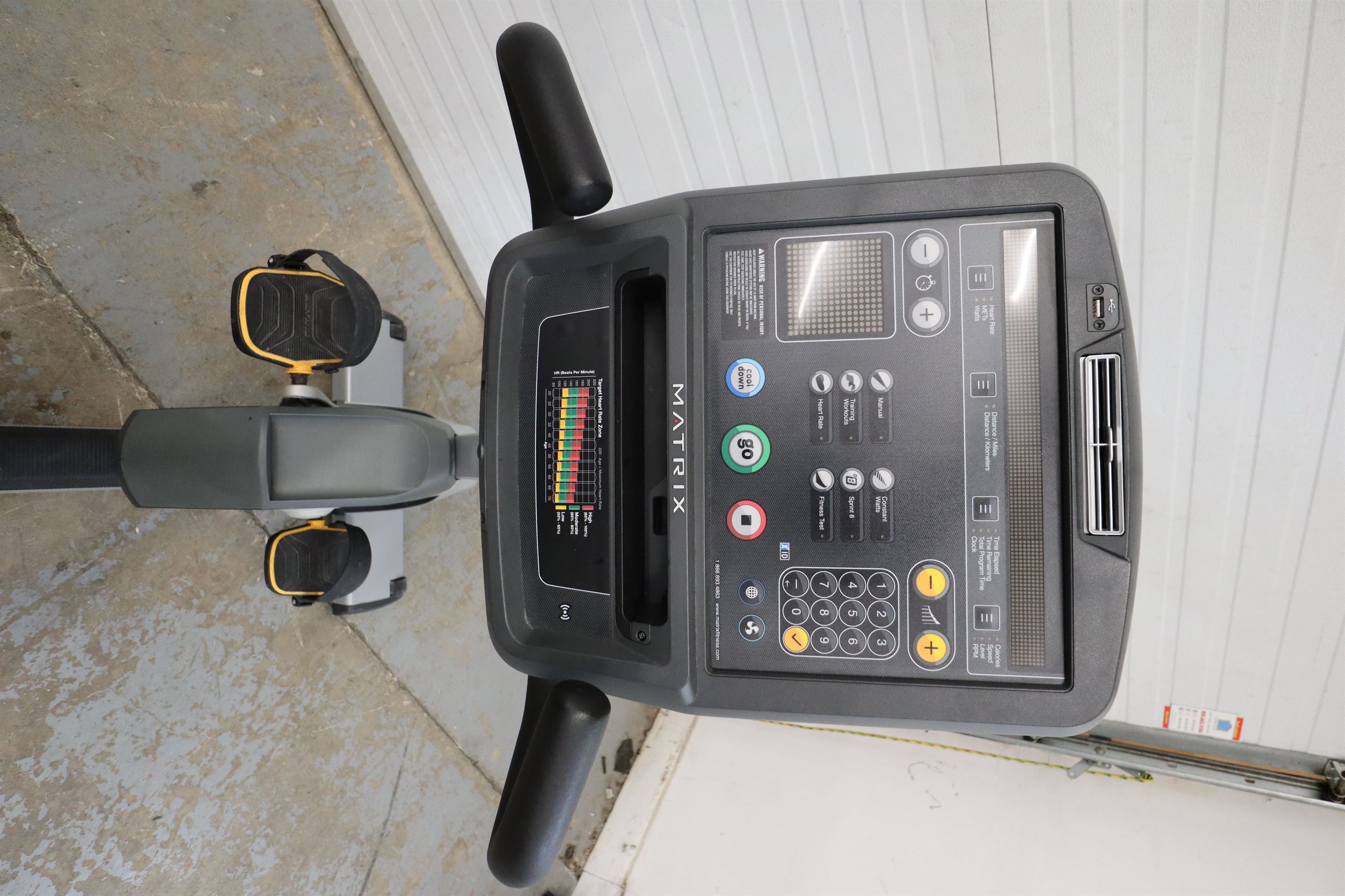 Used Matrix R5X RB3071 Recumbent Stationary Bike