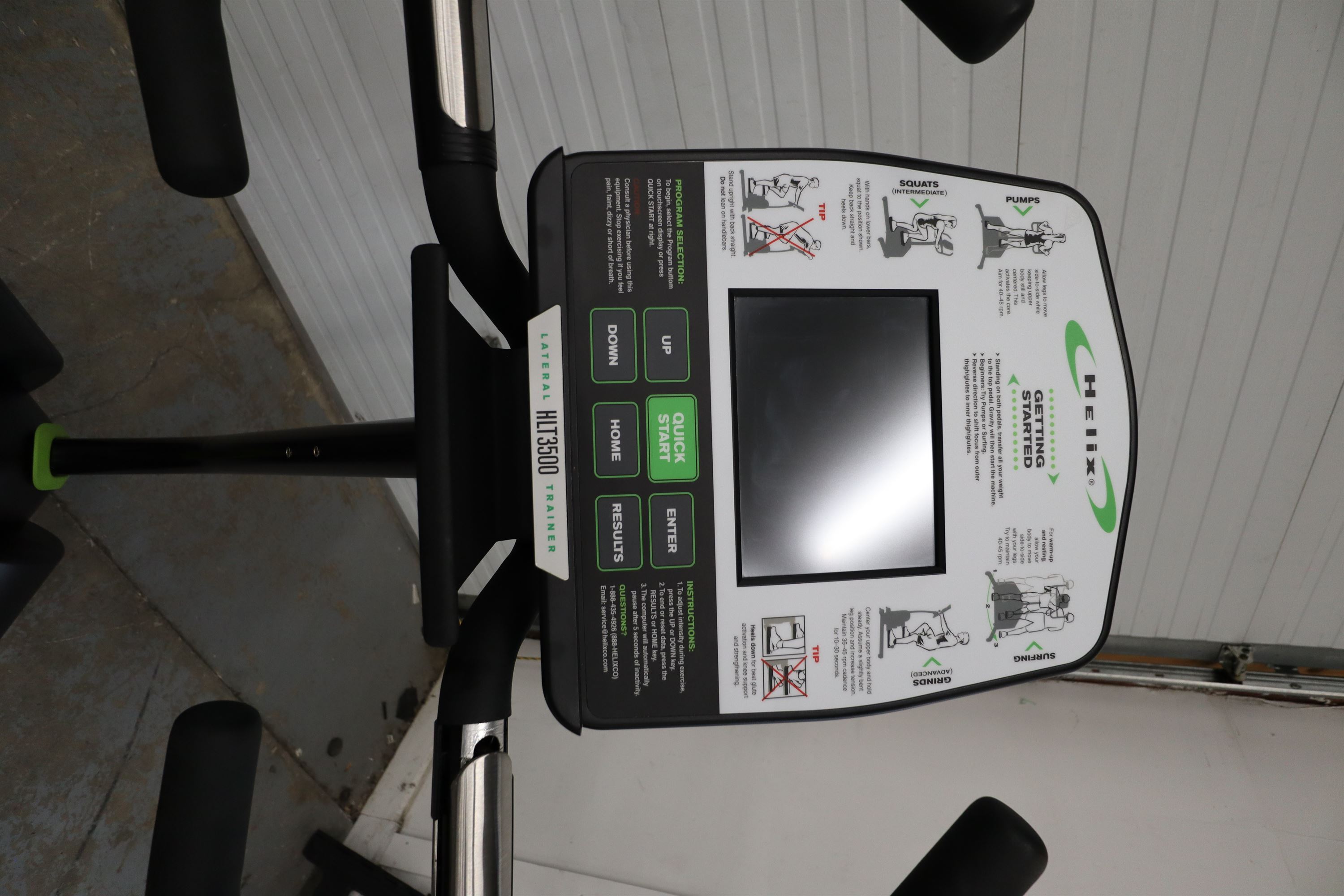 Used Helix HLT3500 Lateral Trainer Elliptical