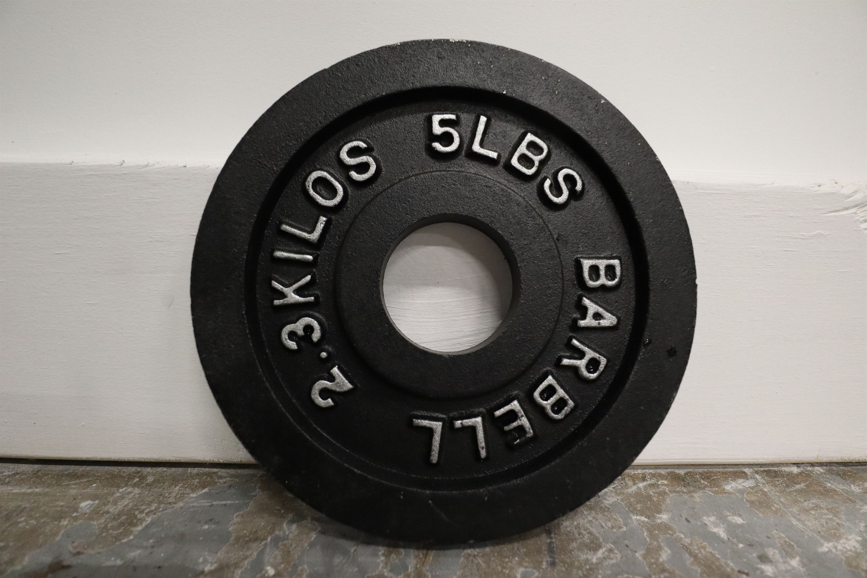 Used Body-Solid 5lb Olympic Plate Weight Freeweights & Accessories