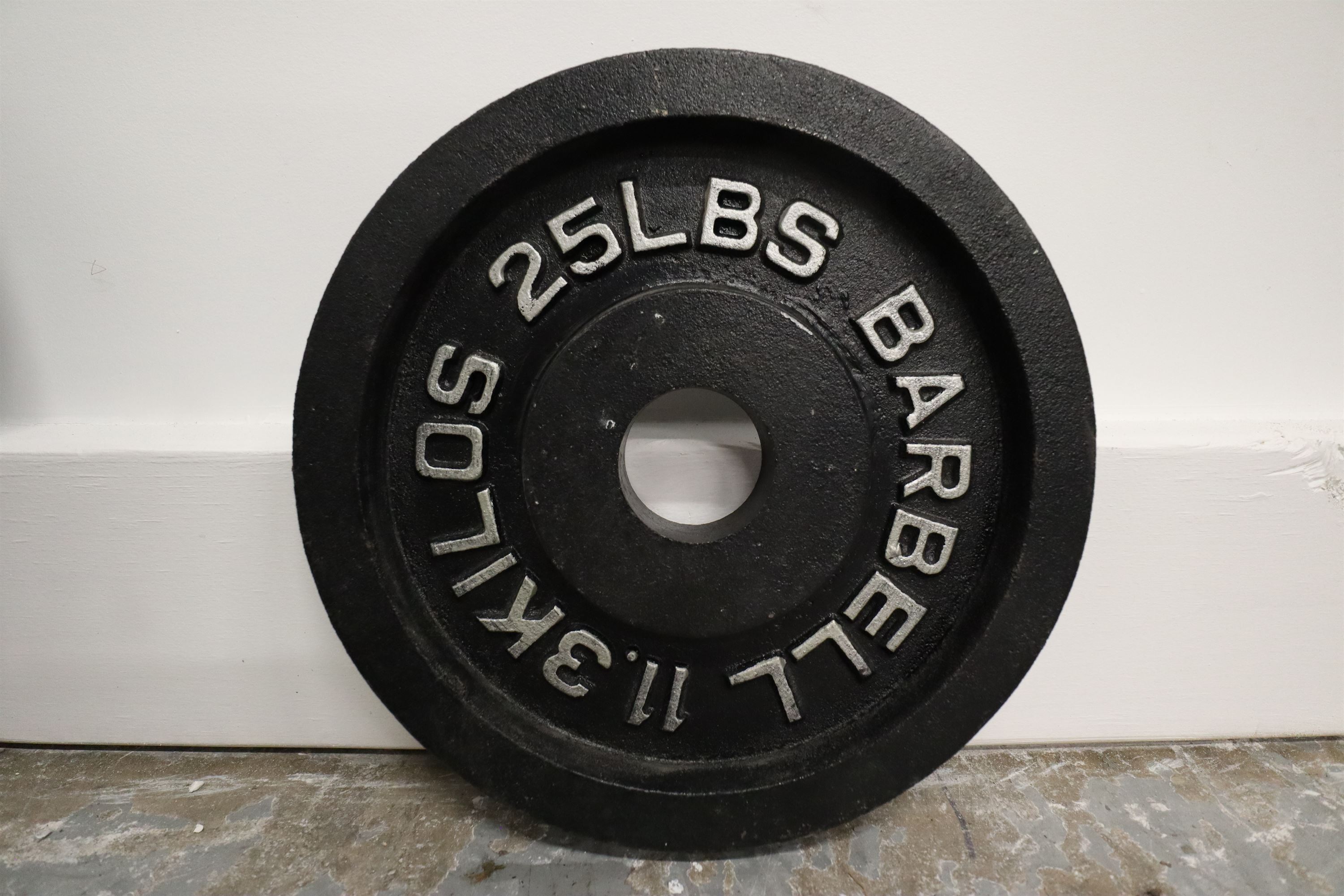 Used Body-Solid 25lb Olympic Plate Weight Freeweights & Accessories