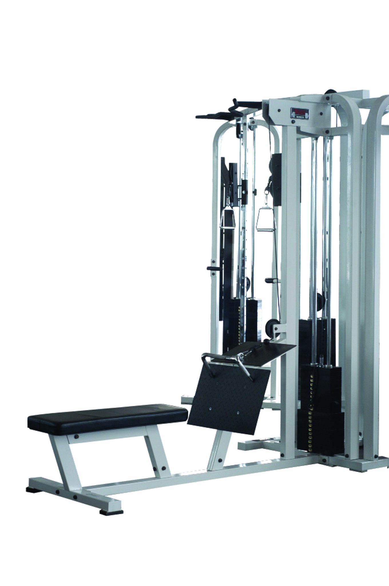 New York ST Low Row  - White                                      250 lb weight stack Freeweights & Accessories