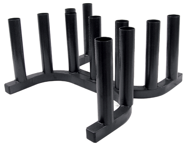 New York YORK 9001 bar Display Stand..Holds 11 Bars- 2 Freeweights & Accessories