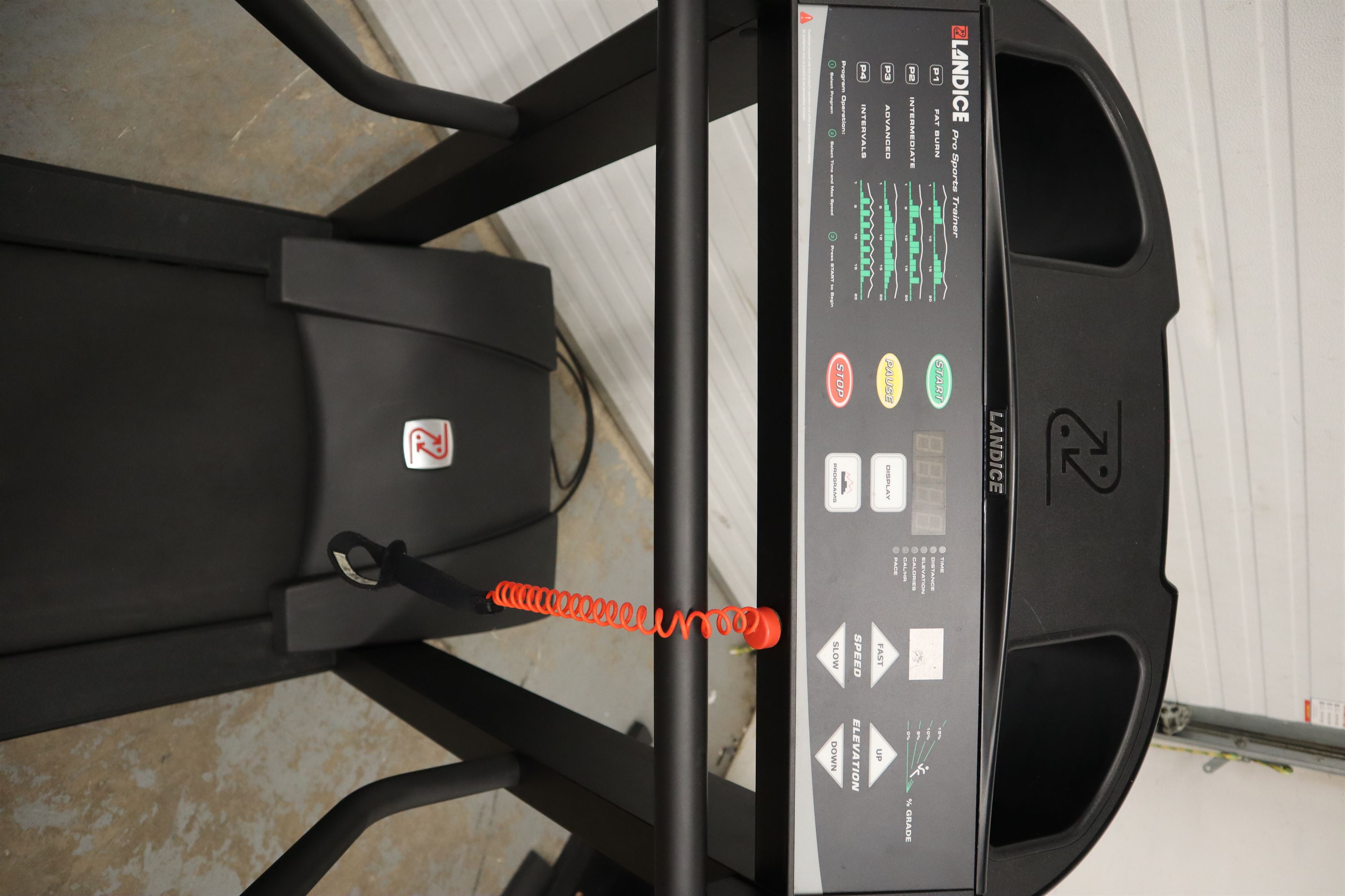 Used Landice L8 Pro Sports Trainer L8-13373 Non Folding Treadmill