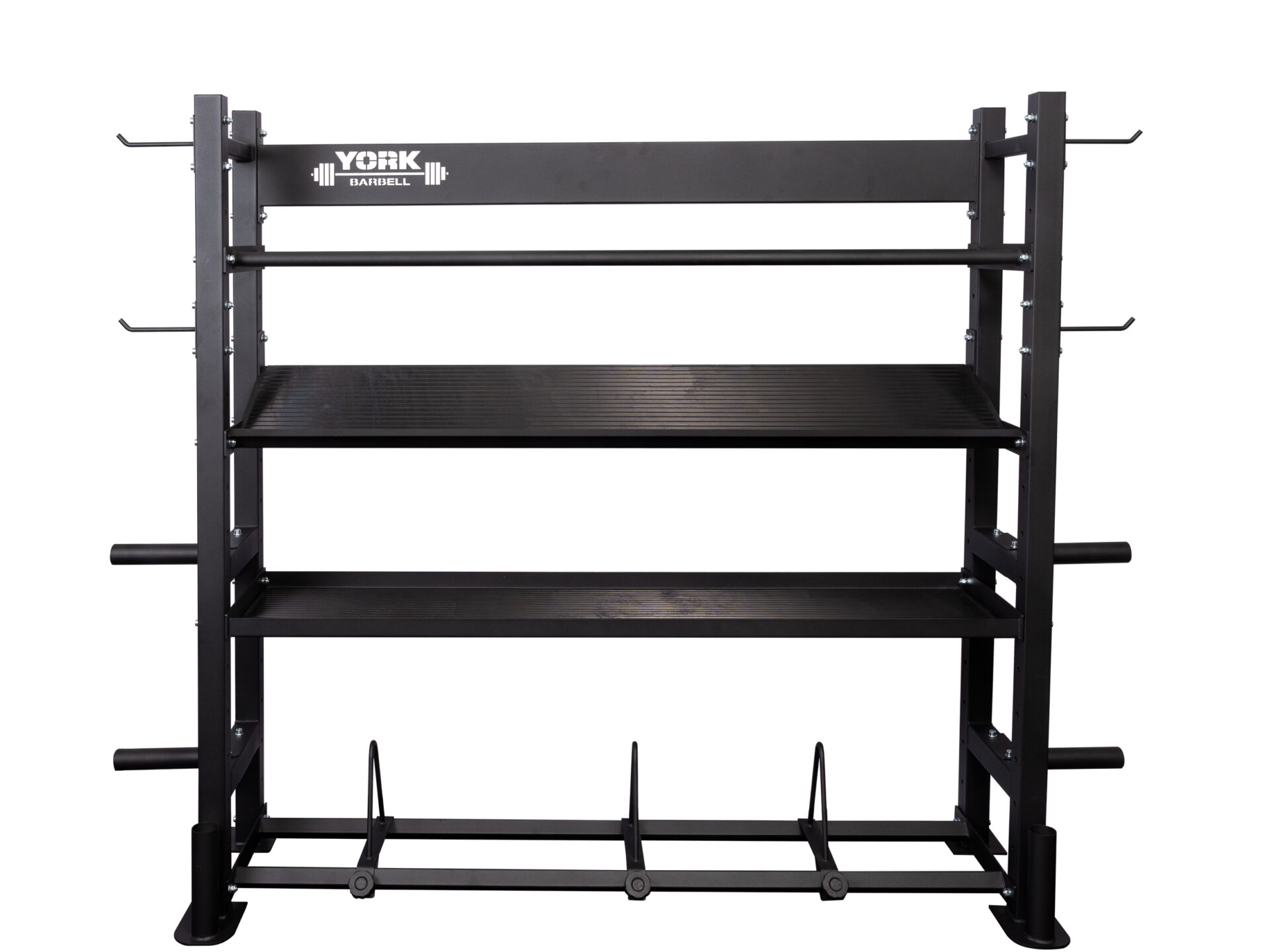 New York York Black Multi-Storage Rack Freeweights & Accessories