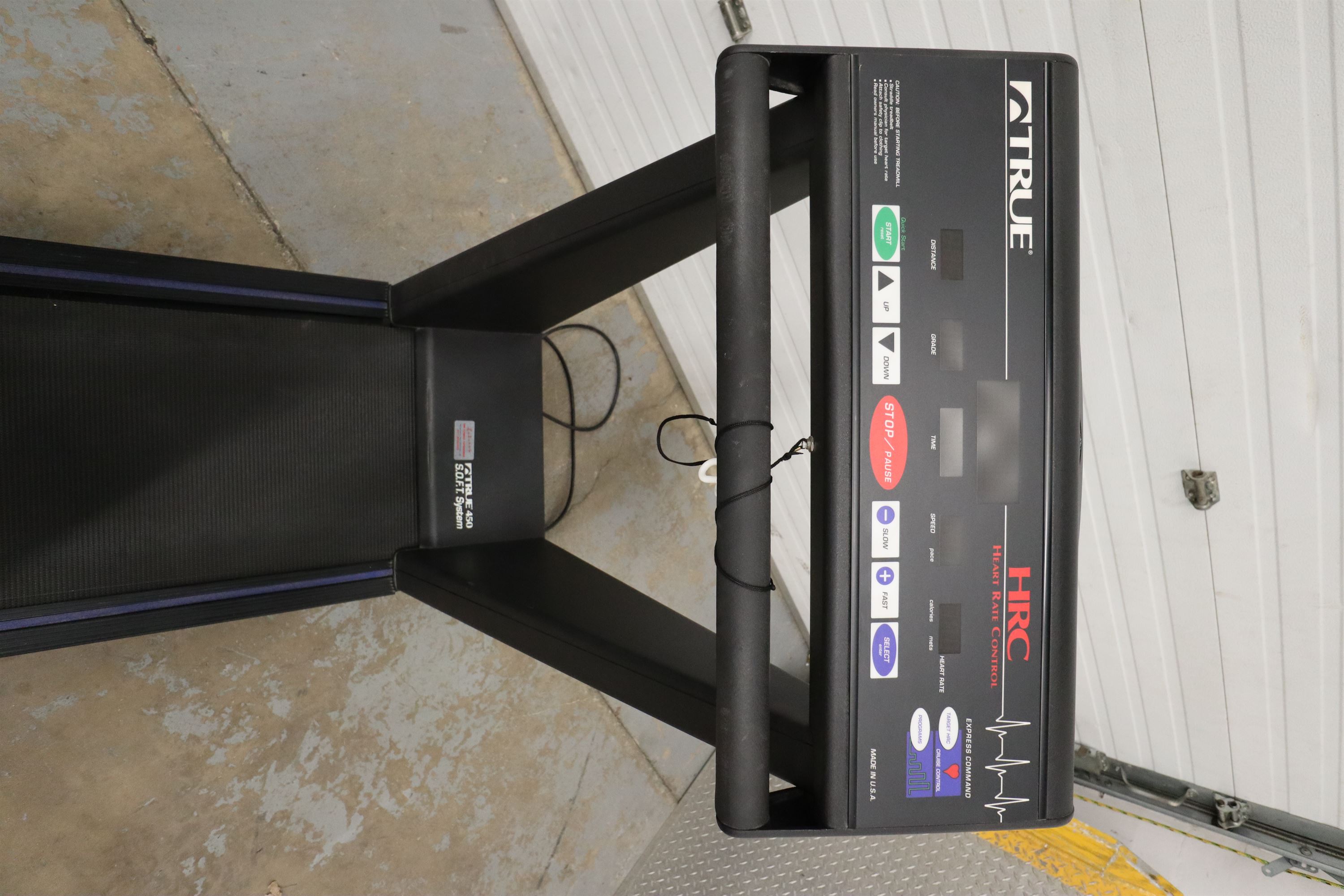 Used True Fitness 450 S.O.F.T. System Non Folding Treadmill