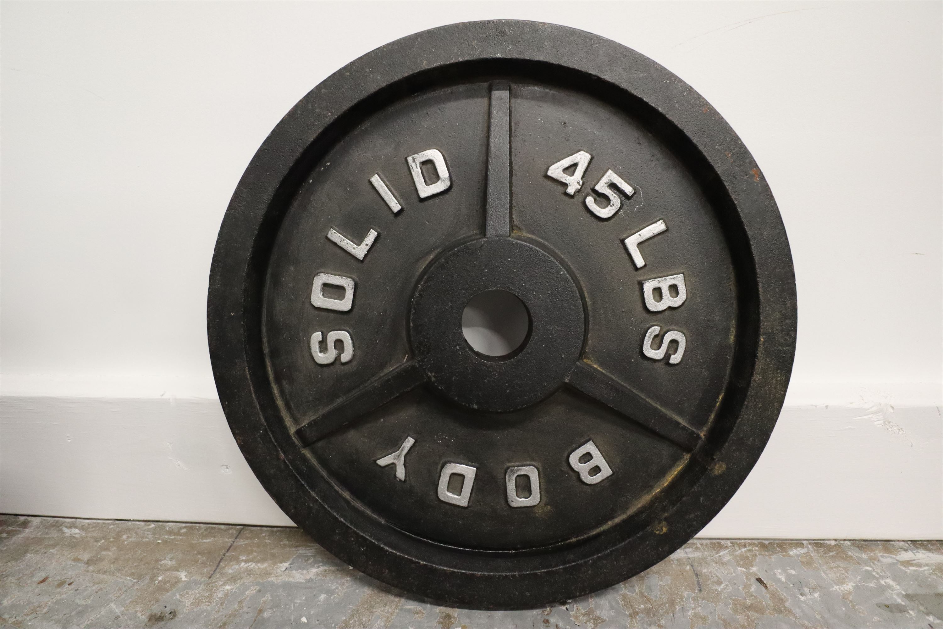 Used Body-Solid 45lb Olympic Plate Weight Freeweights & Accessories