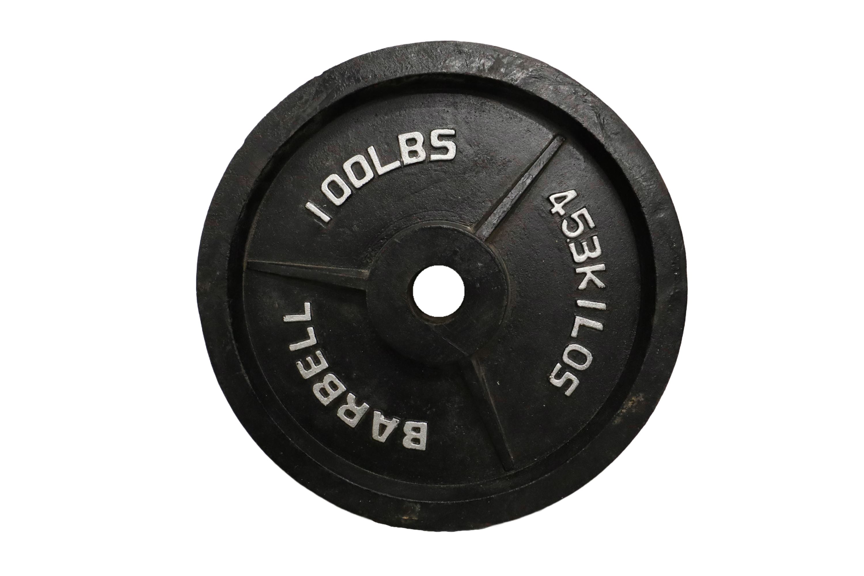 Used Body-Solid 100lb Olympic Plate Weight Freeweights & Accessories