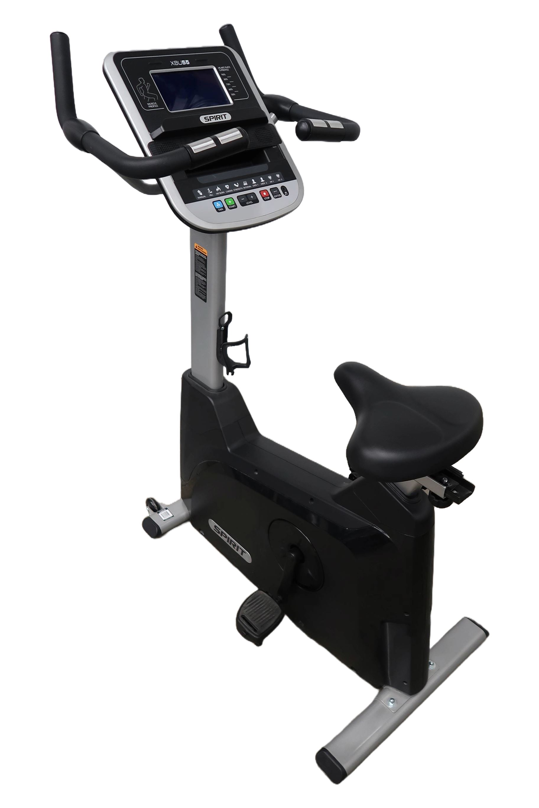 Used Spirit Fitness XBU55 2016 3Q 551215 Upright Stationary Bike