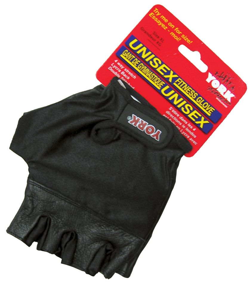 New York Unisex Fitness Glove- Sheep Skin- Lycra Back- Med #7802 Freeweights & Accessories