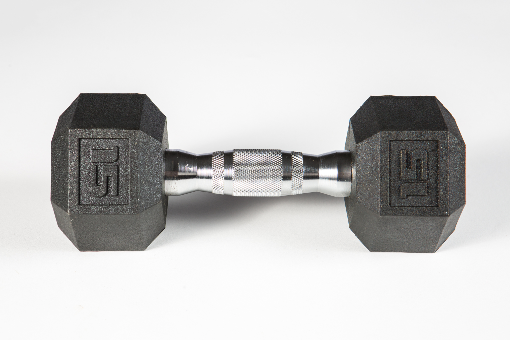 New York 15 lb. YORK Premium PVC Hex Dumbbells Freeweights & Accessories