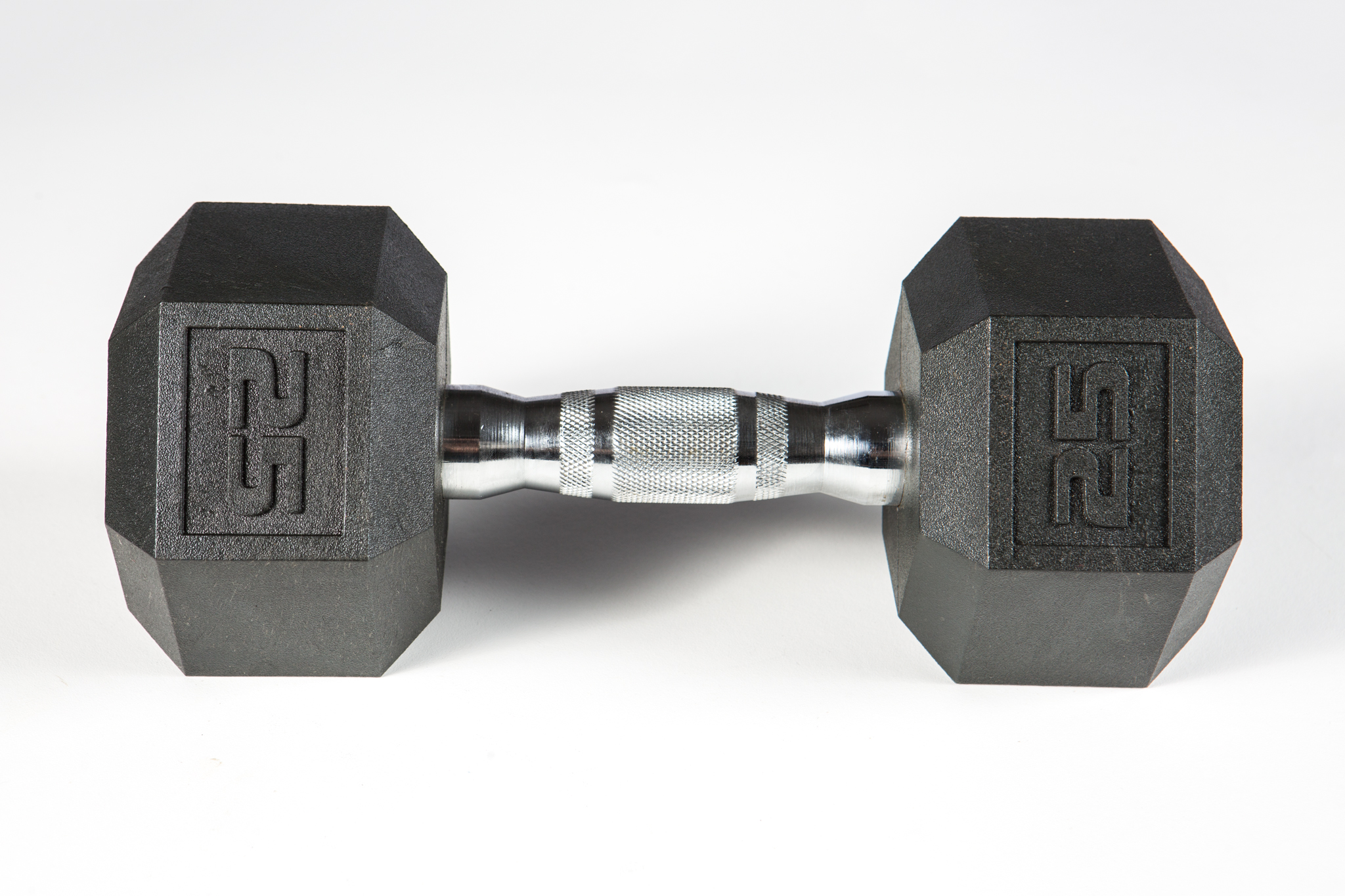 New York 25 lb. YORK Premium PVC Hex Dumbbells Freeweights & Accessories