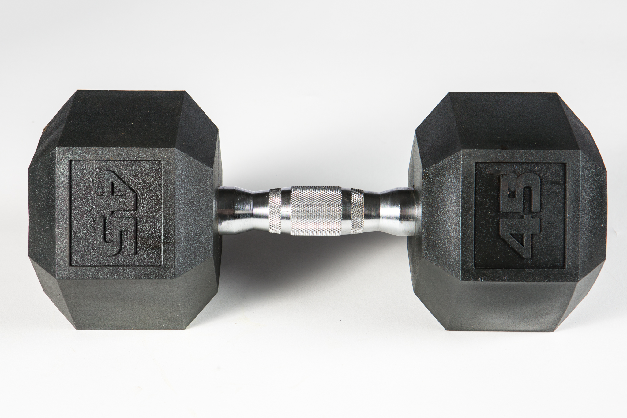 New York 45 lb. YORK Premium PVC Hex Dumbbells Freeweights & Accessories