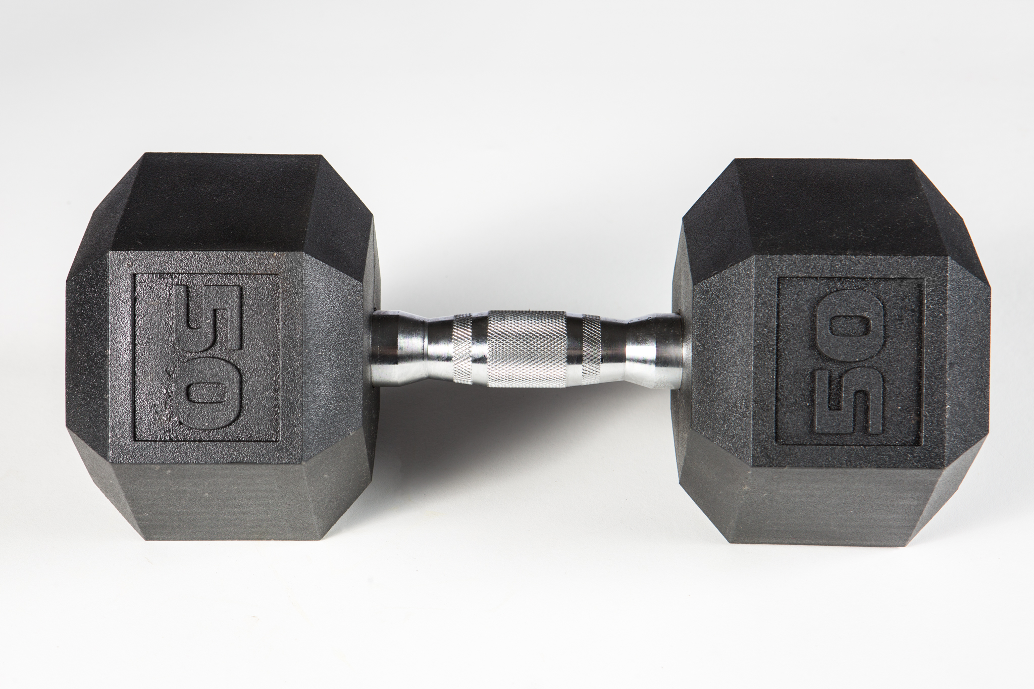 New York 50 lb. YORK Premium PVC Hex Dumbbells Freeweights & Accessories