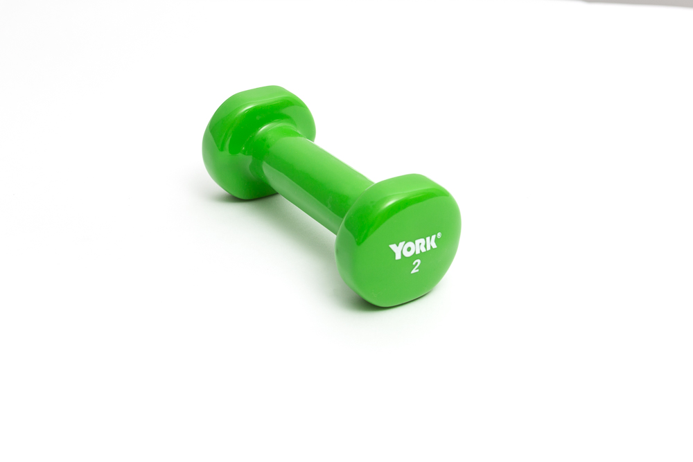 New York 2 lb Vinyl Fitbell - Lime Freeweights & Accessories