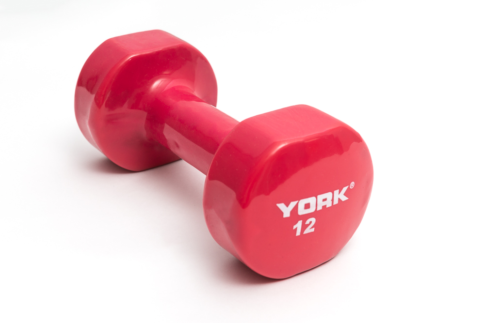 New York 12 lb Vinyl Fitbell - Magenta Freeweights & Accessories