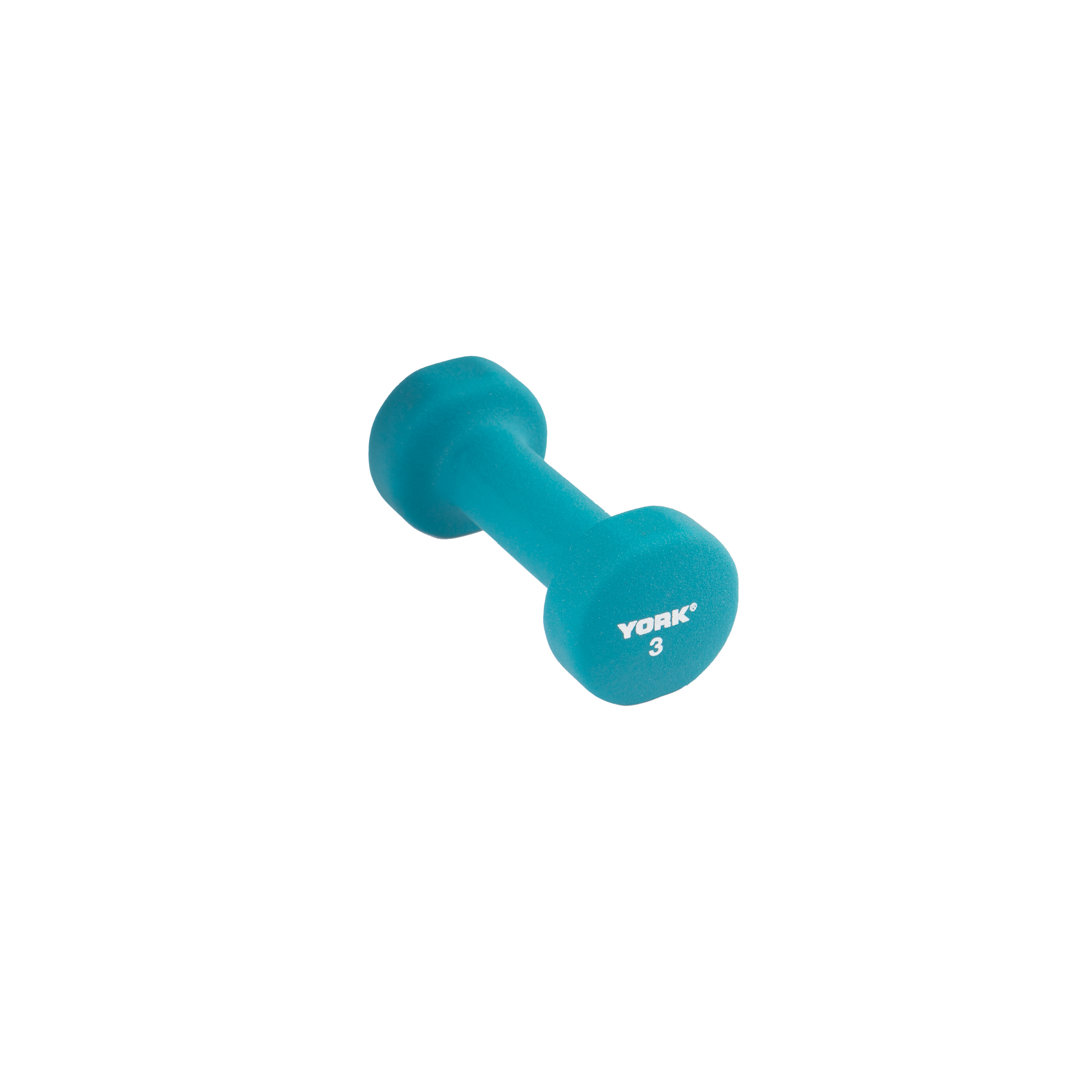 New York 3 lb.   Neoprene Fitbell - Teal Freeweights & Accessories