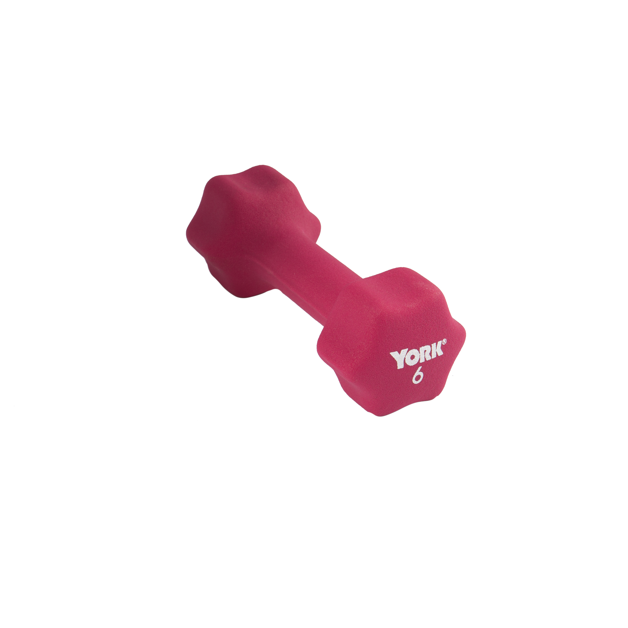 New York 6 lb.   Neoprene Fitbell - Magenta Freeweights & Accessories