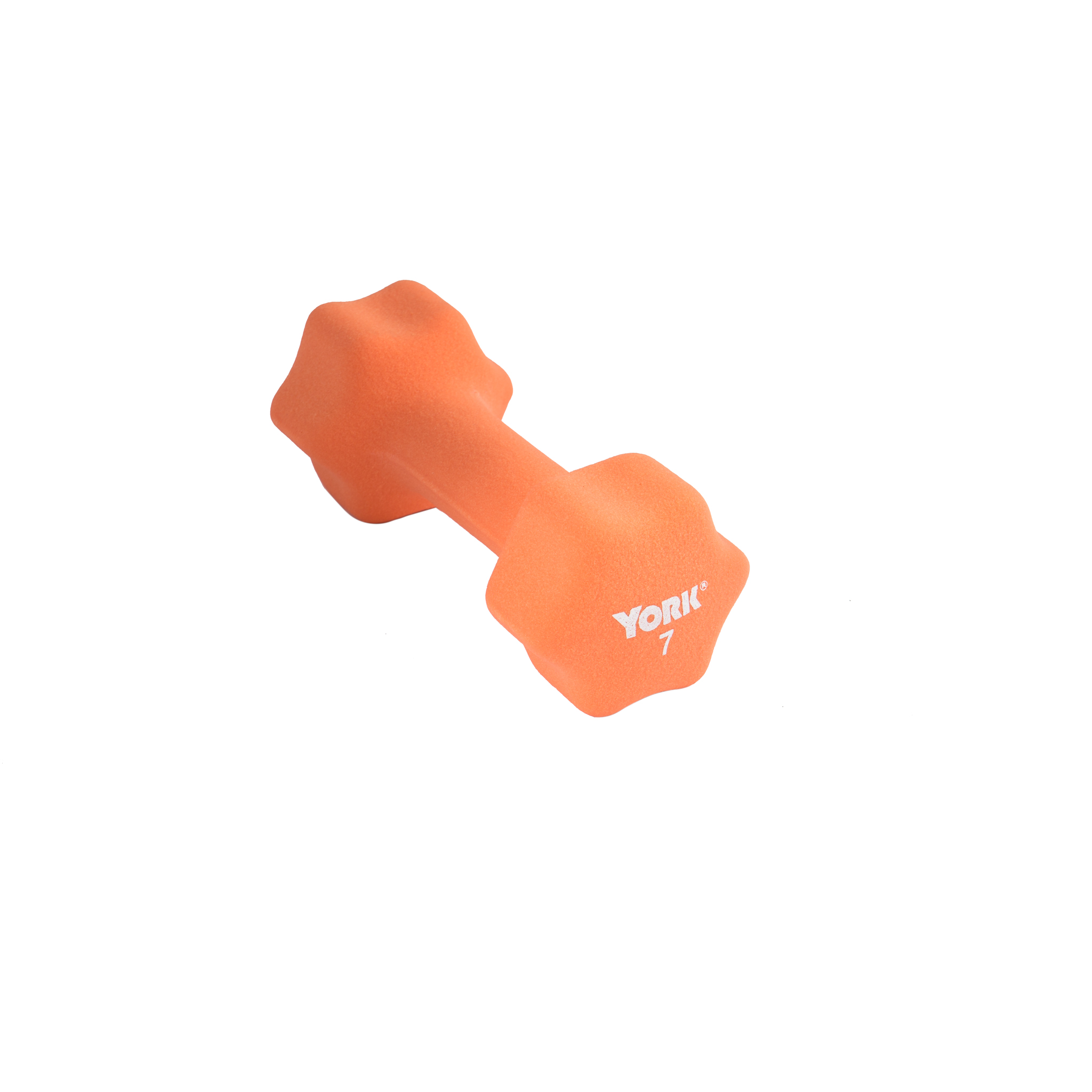 New York 7 lb.   Neoprene Fitbell - Pumpkin Freeweights & Accessories