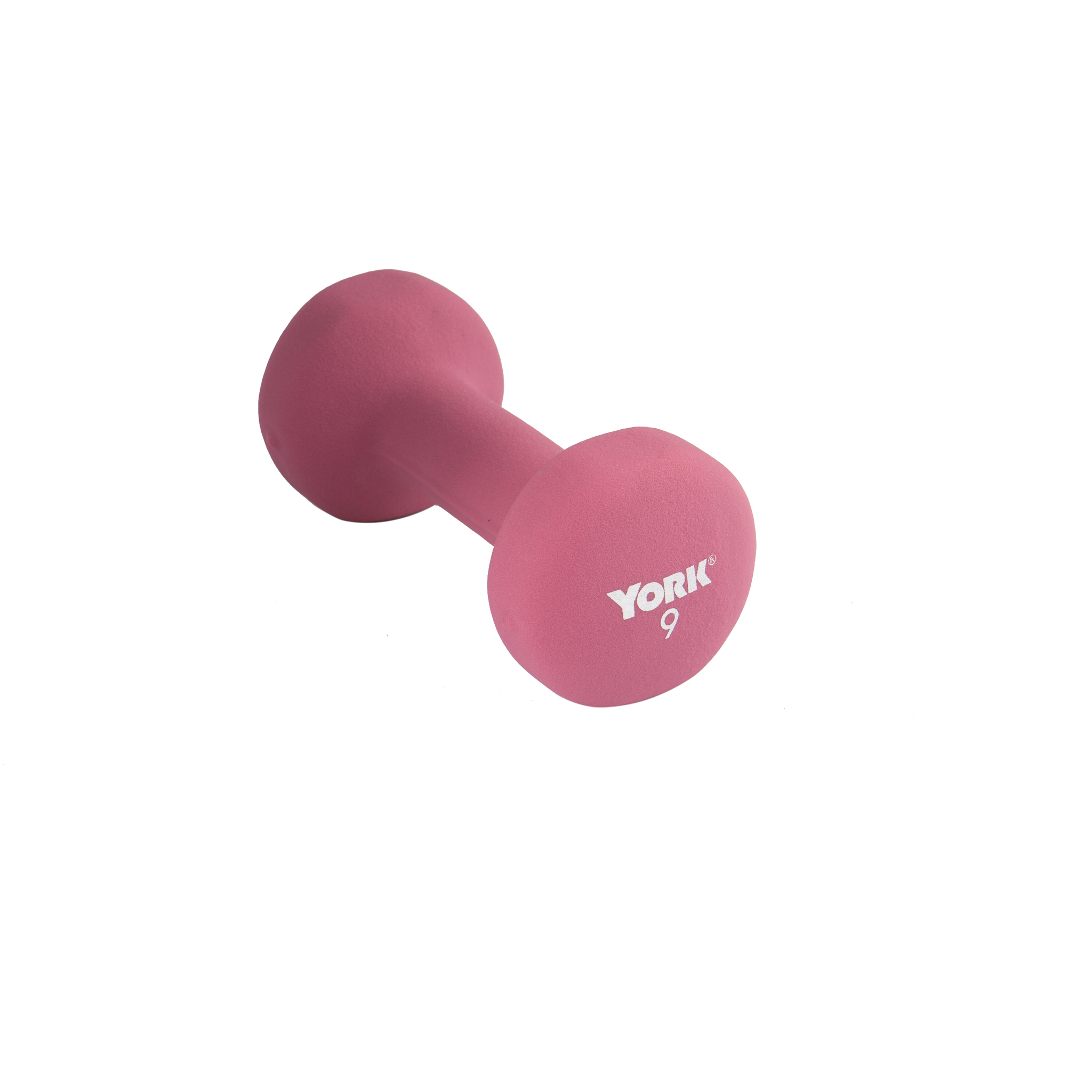 New York 9 lb.   Neoprene Fitbell - Coral Freeweights & Accessories