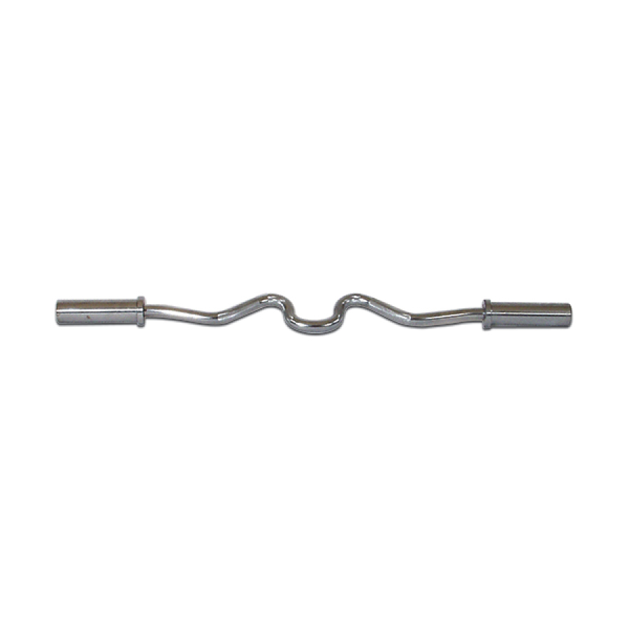 New York 4 Intl. Chrome Super Curl Bar       Freeweights & Accessories