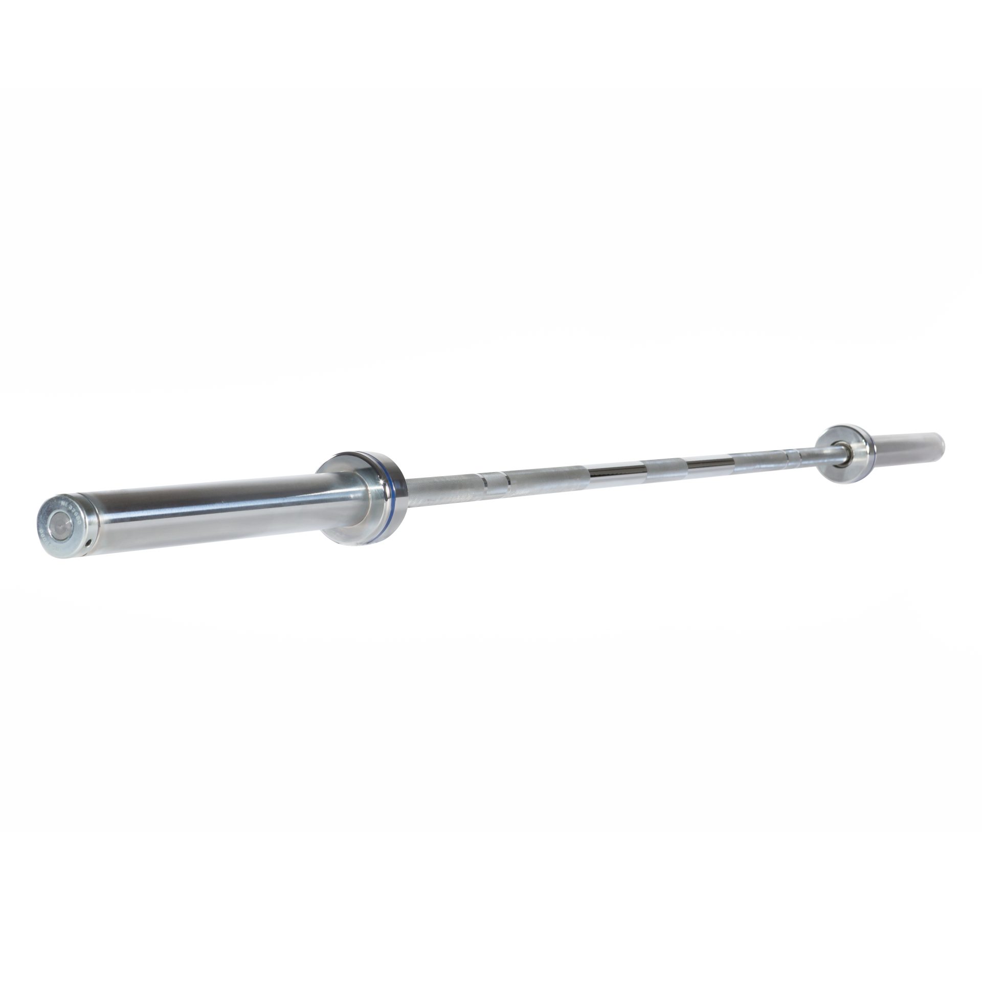 New York Mens 20 kg Elite Competition Olympic Bar - 28 mm, Needle-bearing, Satin Chrome Freeweights & Accessories