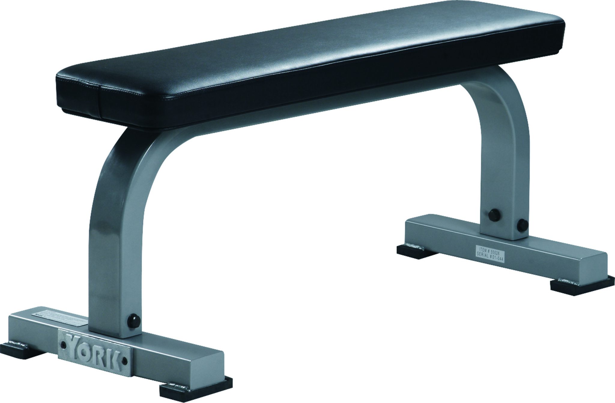 New York ST Flat Bench - Silver Freeweights & Accessories