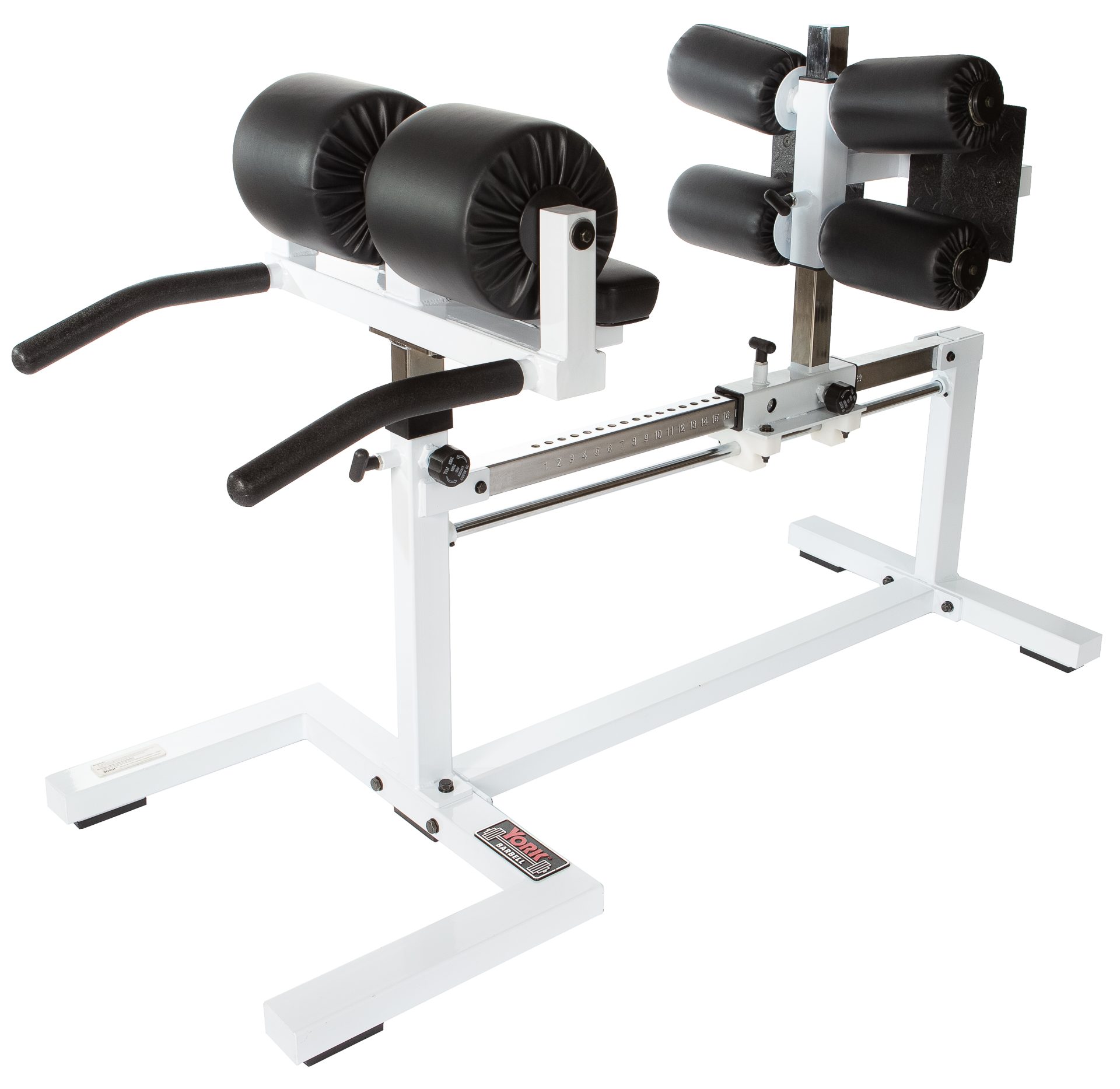 New York ST Glute/ Ham Bench - White Freeweights & Accessories