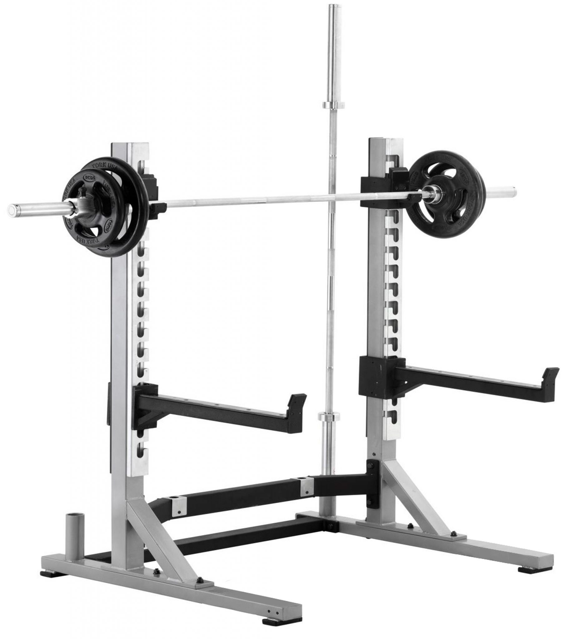 New York York STS Collegiate Rack- Silver Only Freeweights & Accessories