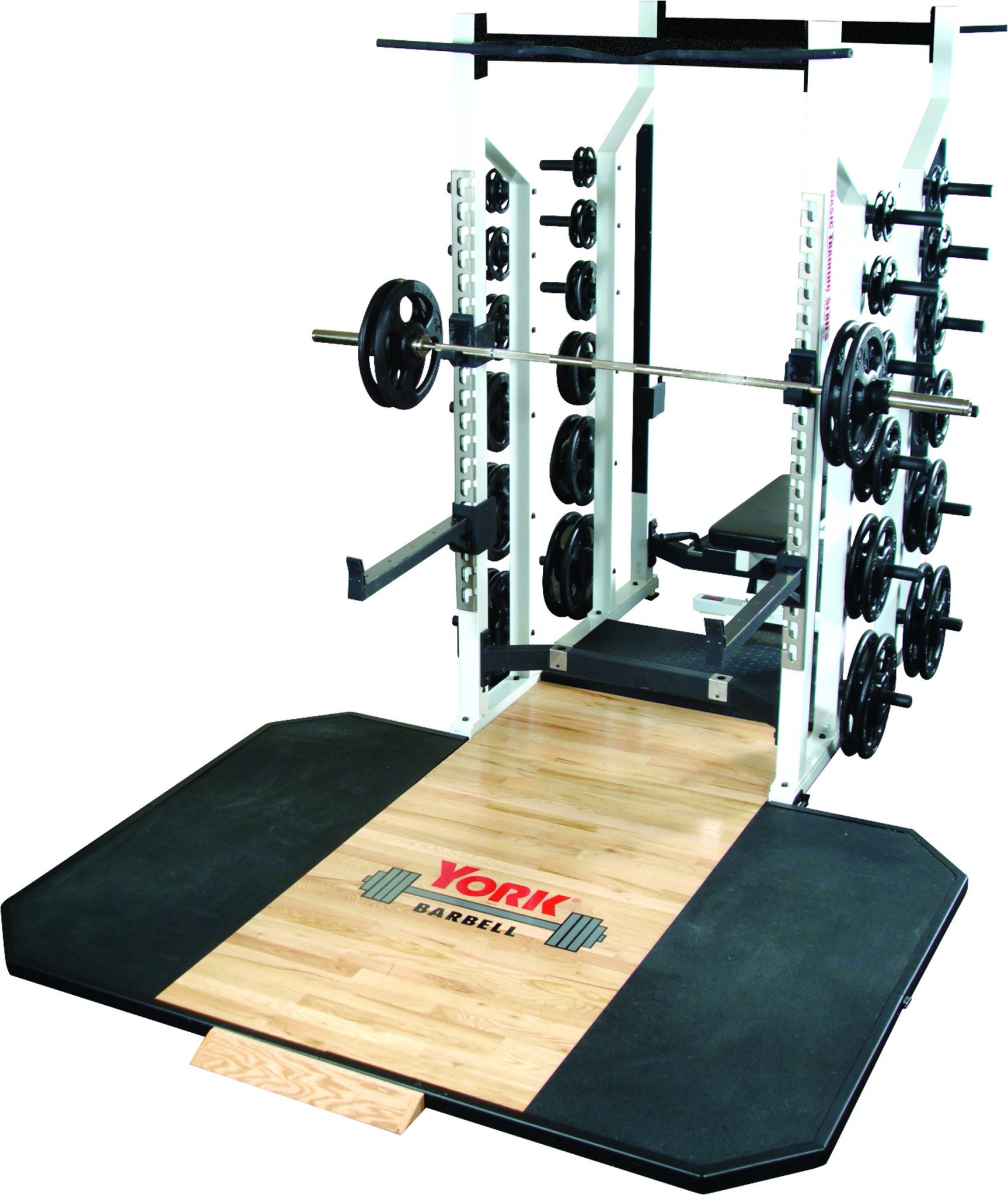 New York ST DOUBLE HALF RACK - WHITE Freeweights & Accessories