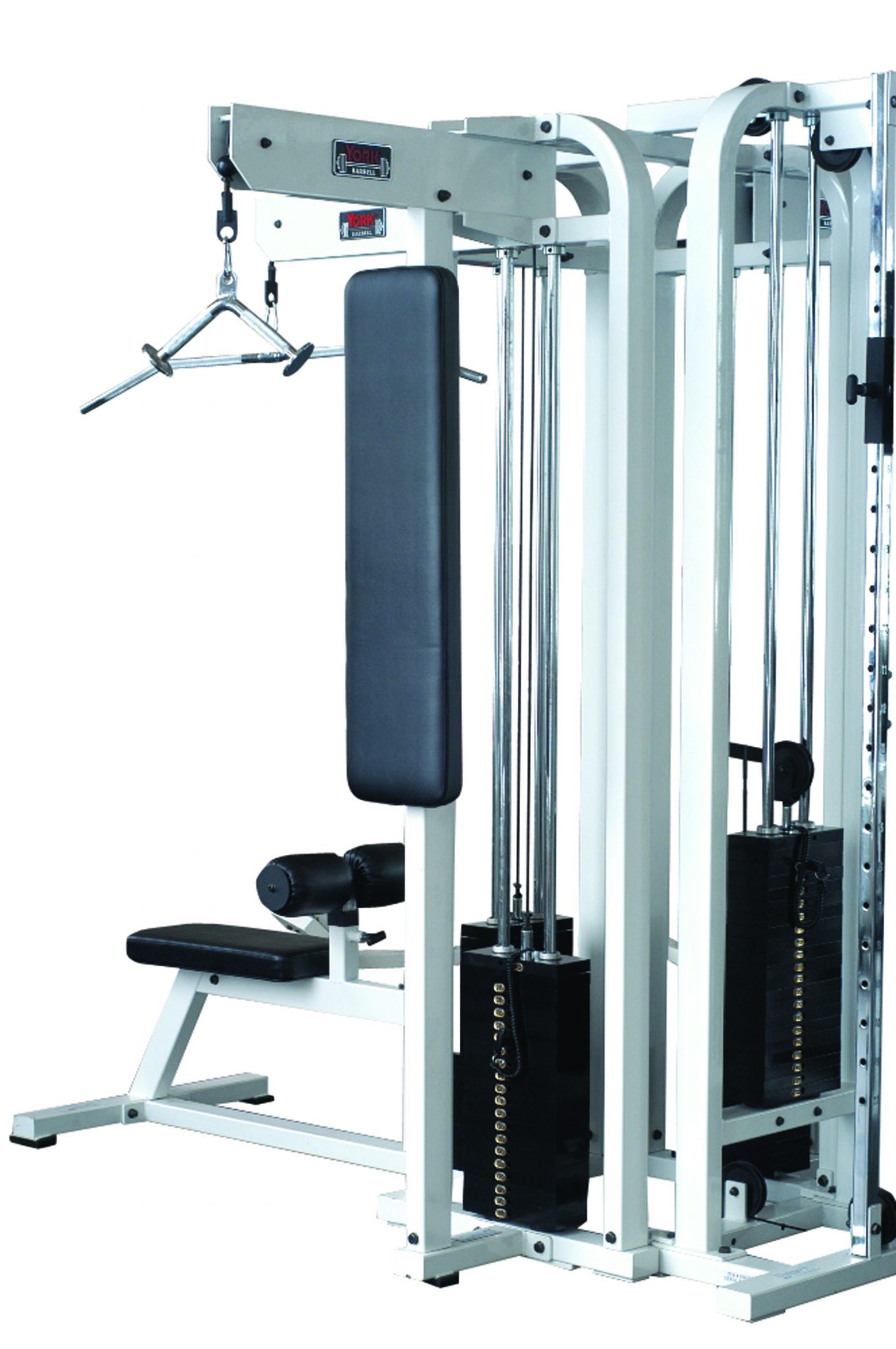 New York ST Tricep Station - White                               200 lb weight stack Freeweights & Accessories