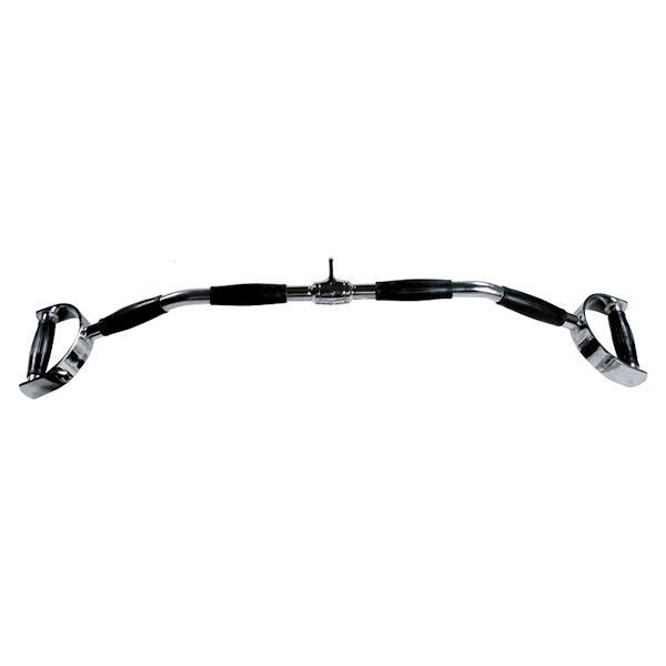 New York 34 Chrome Pro Style Lat Bar w/ Rubber Ergo Grips        Revolving Freeweights & Accessories