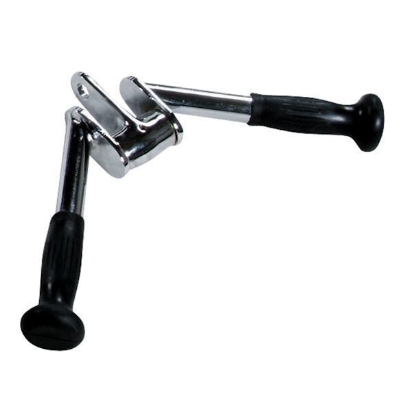 New York Triceps Full-Extension Chrome Bar w/ Rubber Ergo Grips        Revolving Freeweights & Accessories