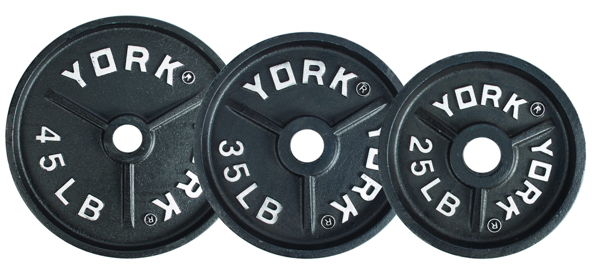 New York 25 lb Deep Dish Olympic Plate Freeweights & Accessories