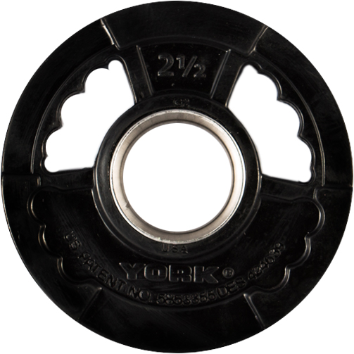 New York 2.5 lb.   G2 Dual Grip Thin Line Rubber Encased Olympic Plate - **PAIRS ONLY** Freeweights & Accessories