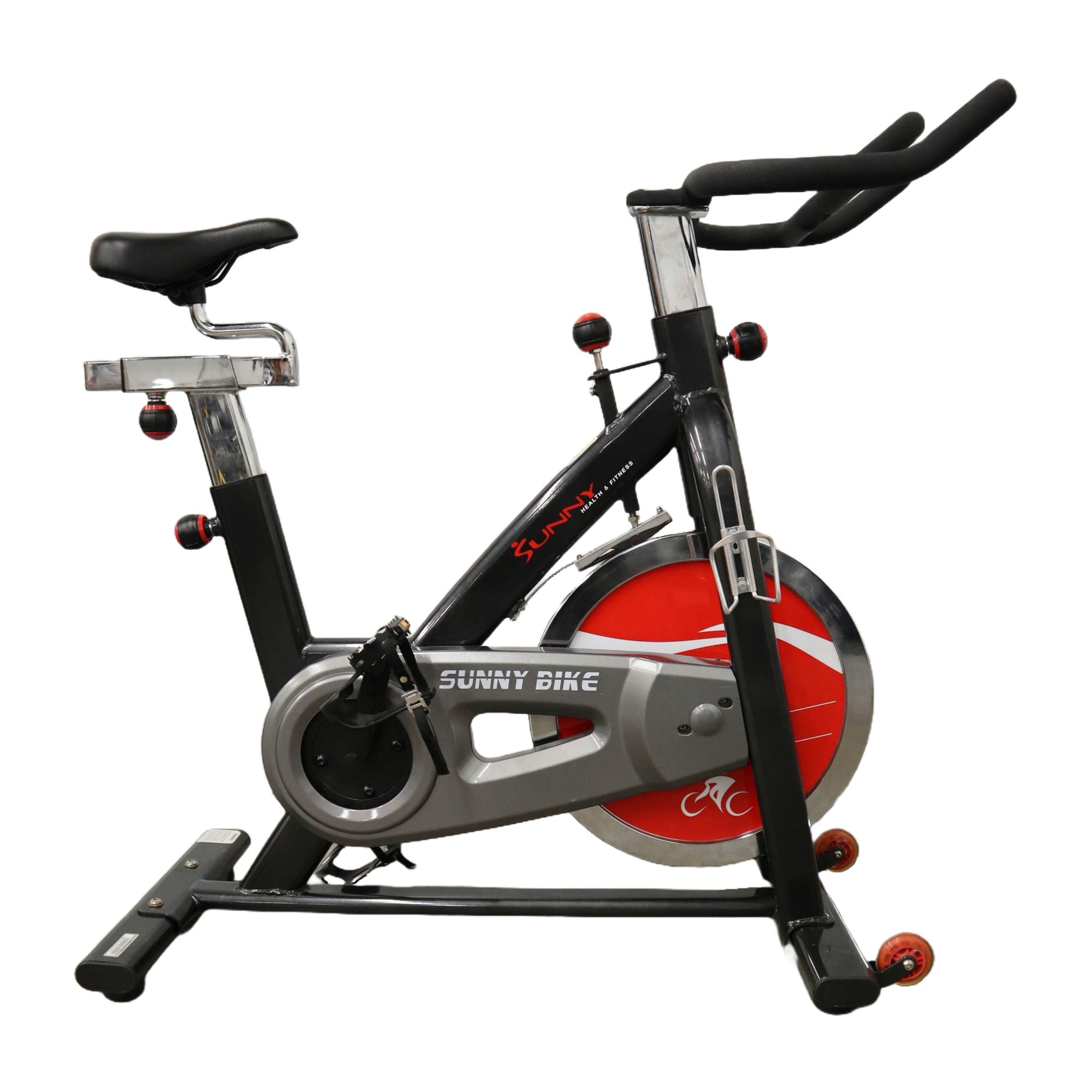 Used Sunny Health & Fitness Belt Drive Indoor Cycling AS4001 Upright Stationary Bike