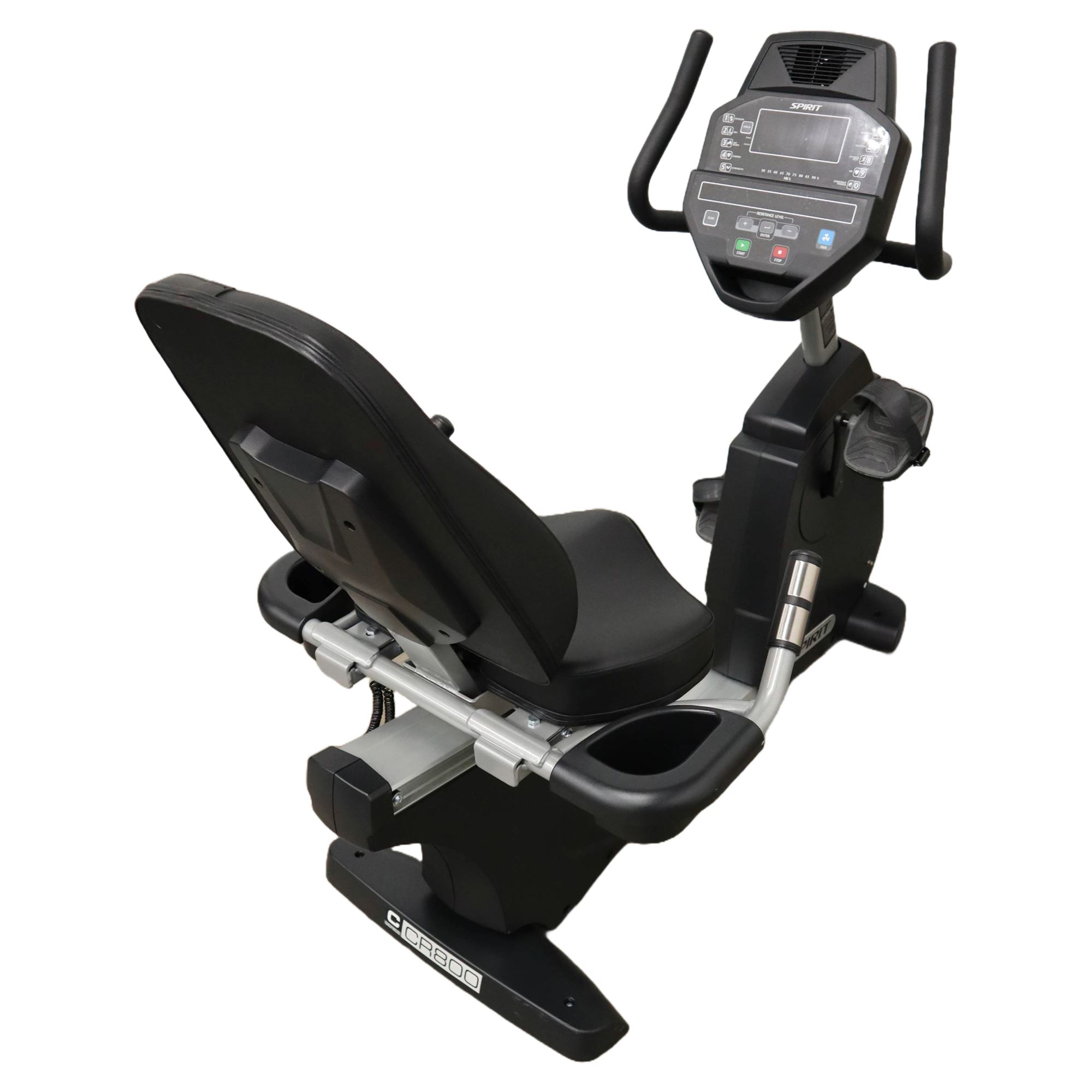 Used Spirit Fitness CR800 800145 Recumbent Stationary Bike