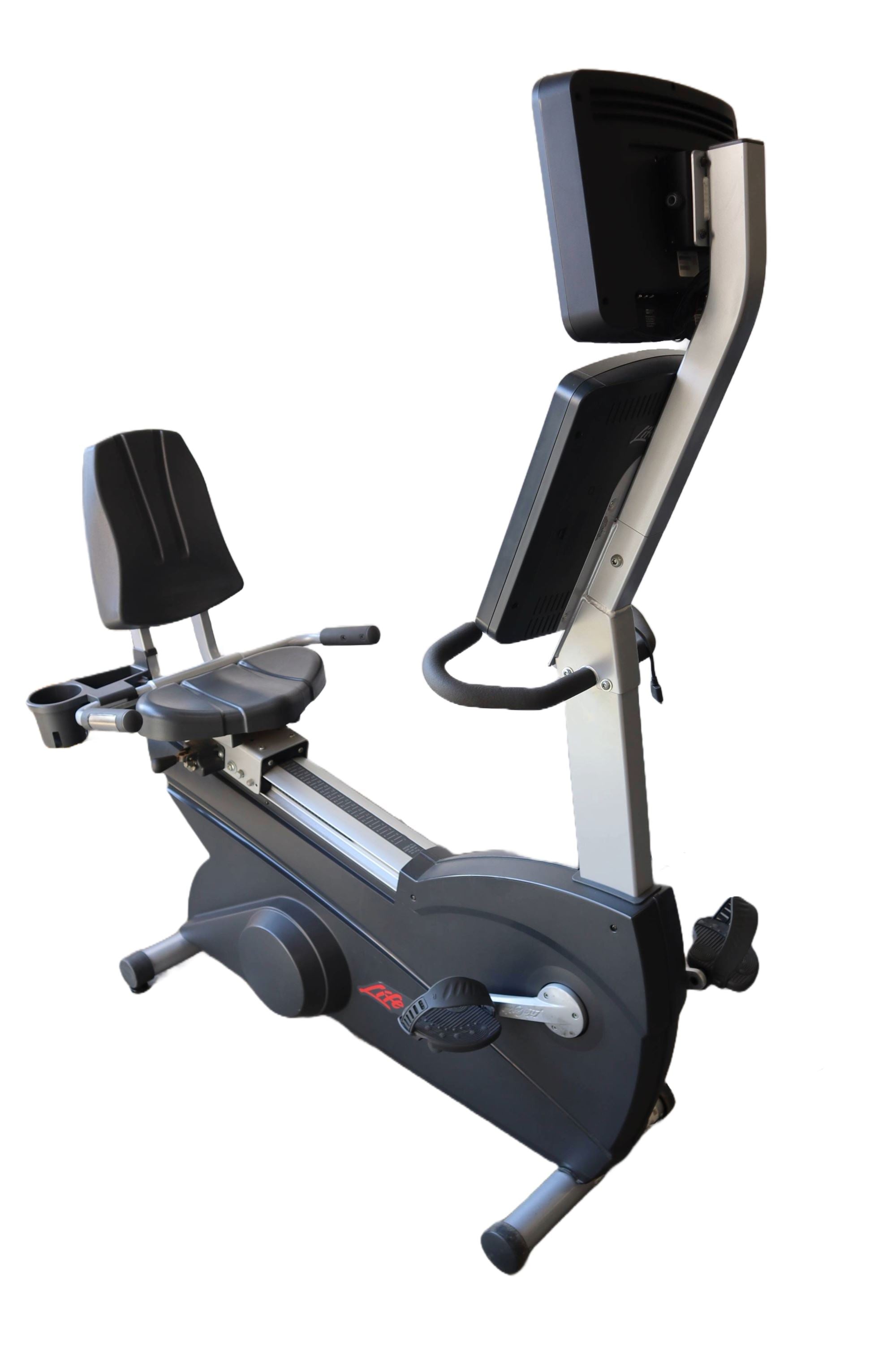 Used Life Fitness CLSR Club Series Integrity w TV CLI118 Recumbent Stationary Bike