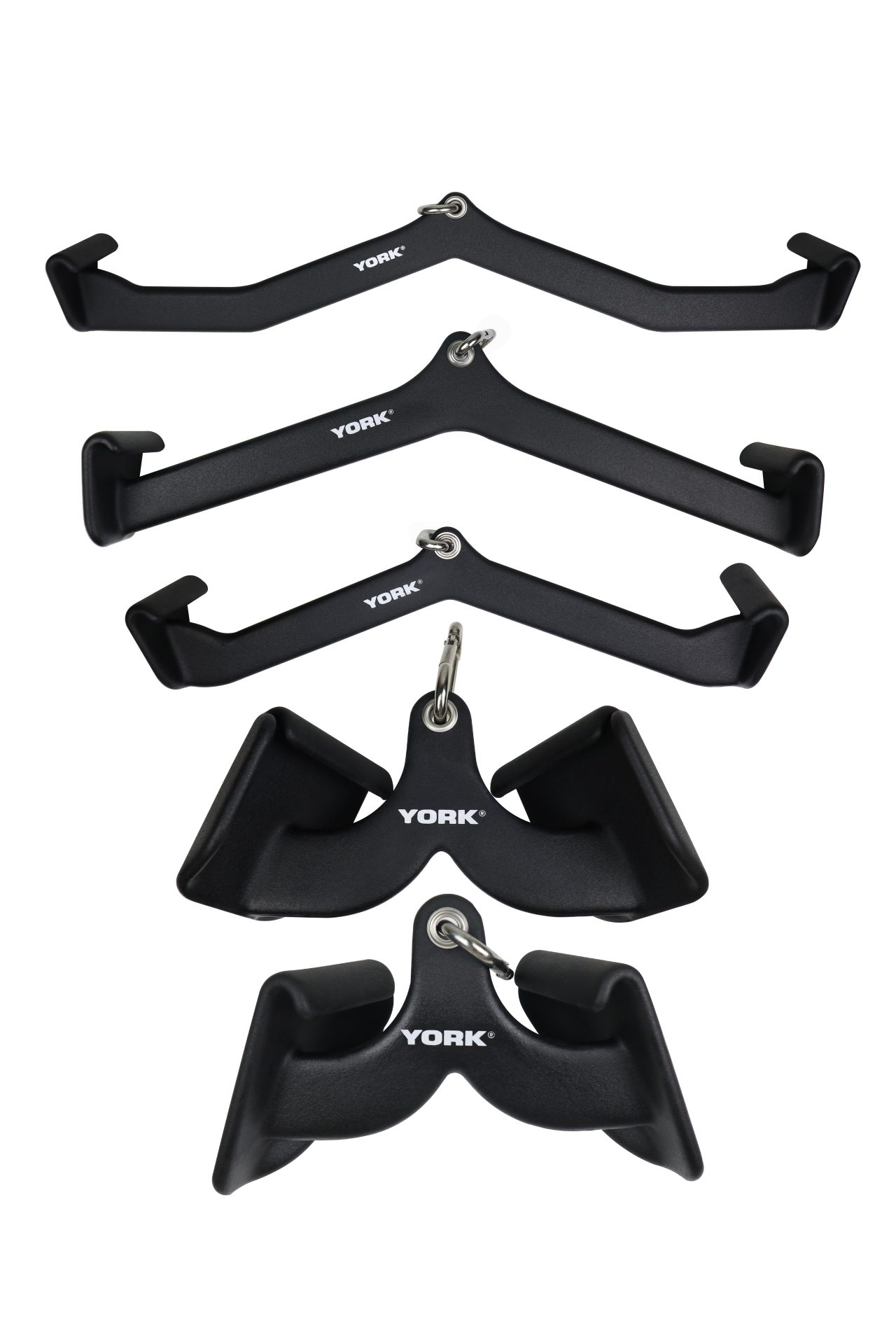 New York York Power Grip Attachment Set - 5 piece set Freeweights & Accessories