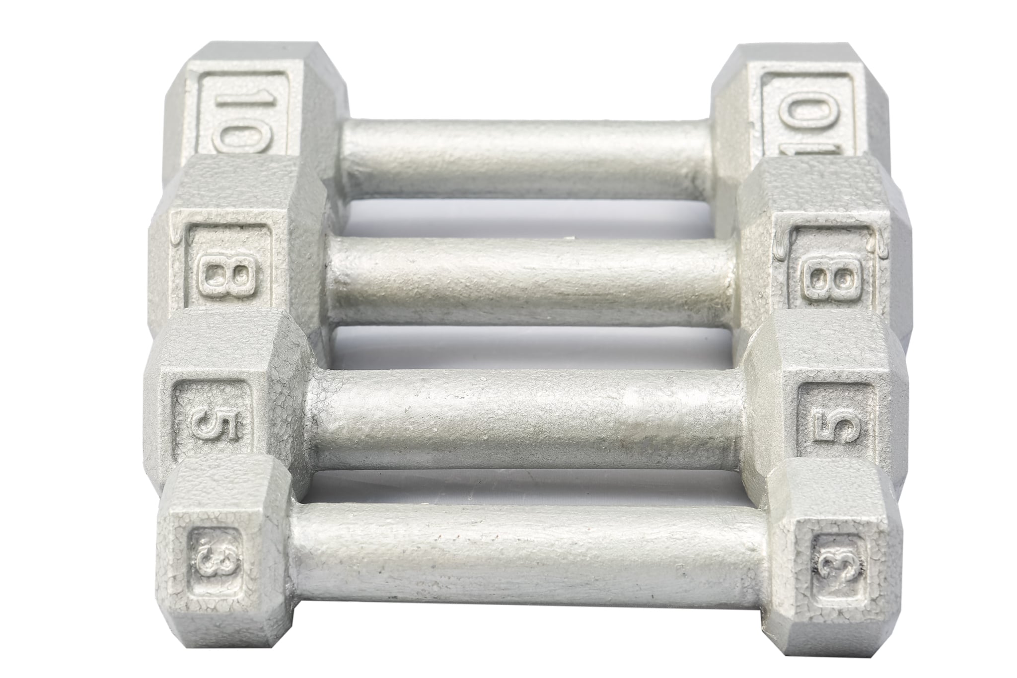 New York 90 lb Cast Iron Hex Dumbbell Freeweights & Accessories
