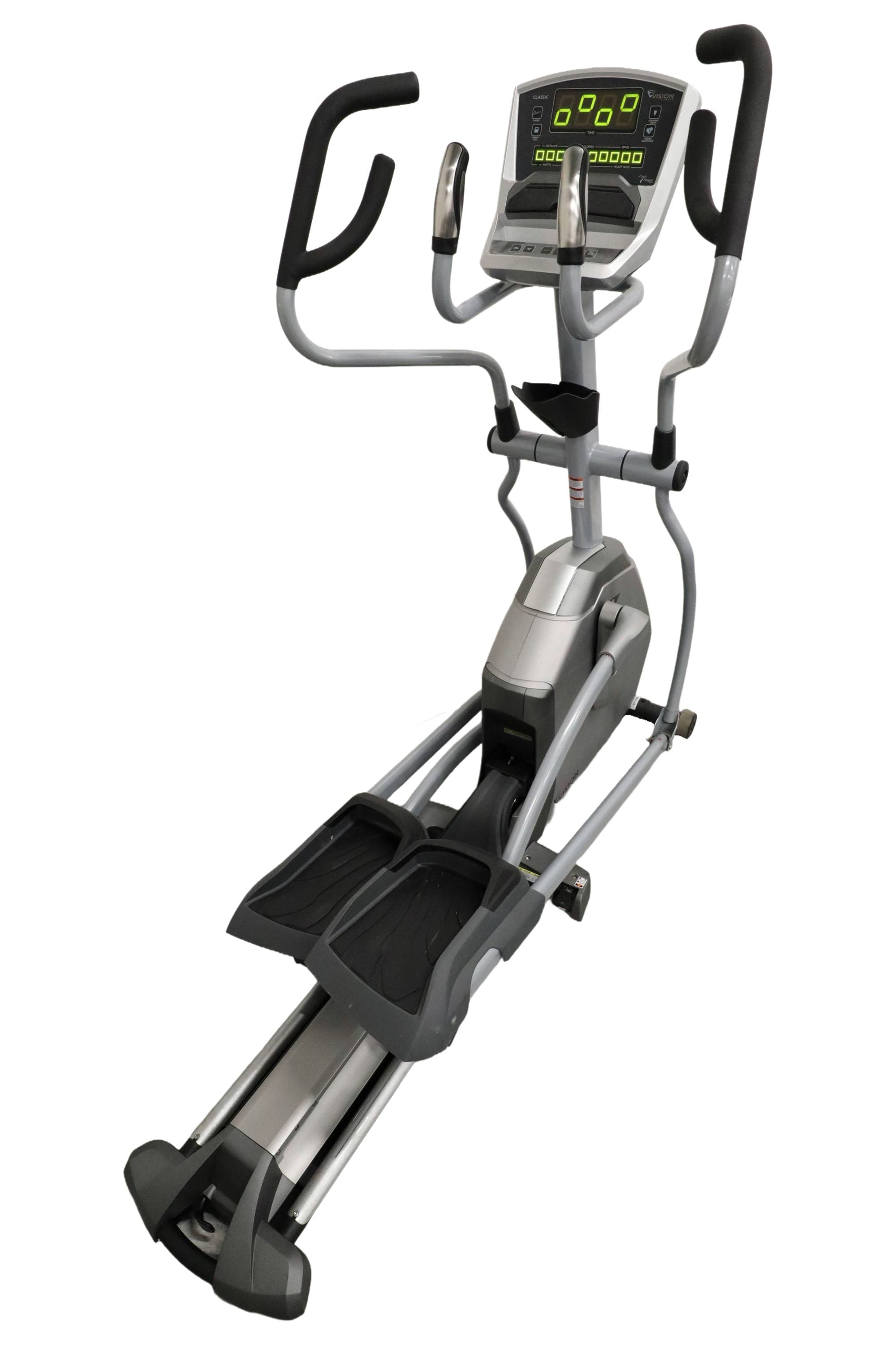 Used Vision Fitness XF40 W Classic Console EP25712 Folding Elliptical